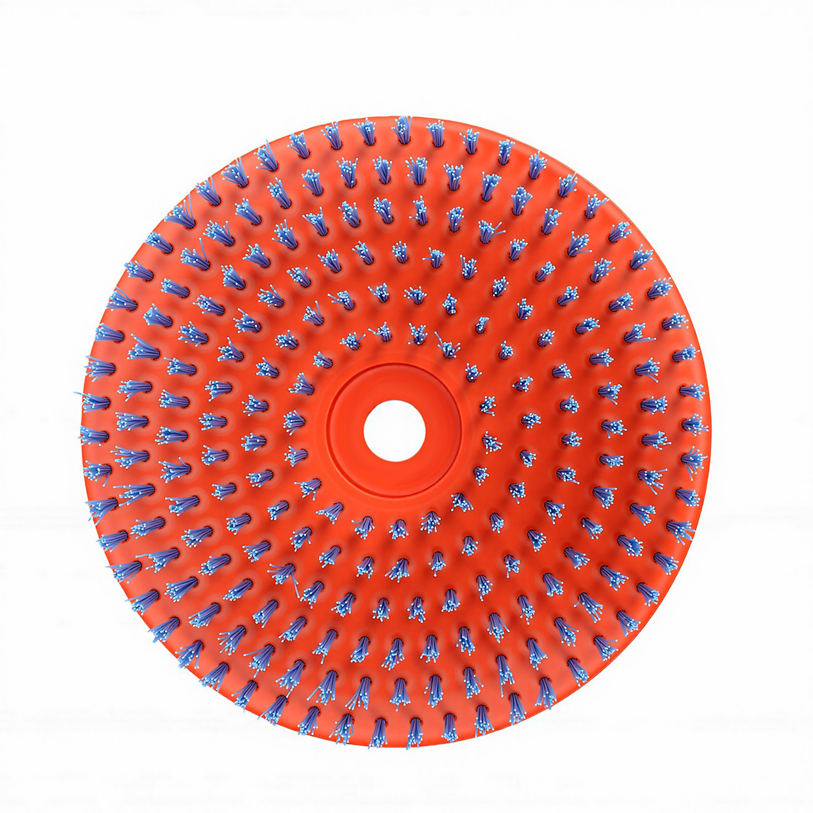 Brosse Ronde En Polyester Pour Le Nettoyage Des Tondeuses À Gazon, Idéale Pour Les Sols En Béton, Les Carrelages Et Les Joints Muraux.