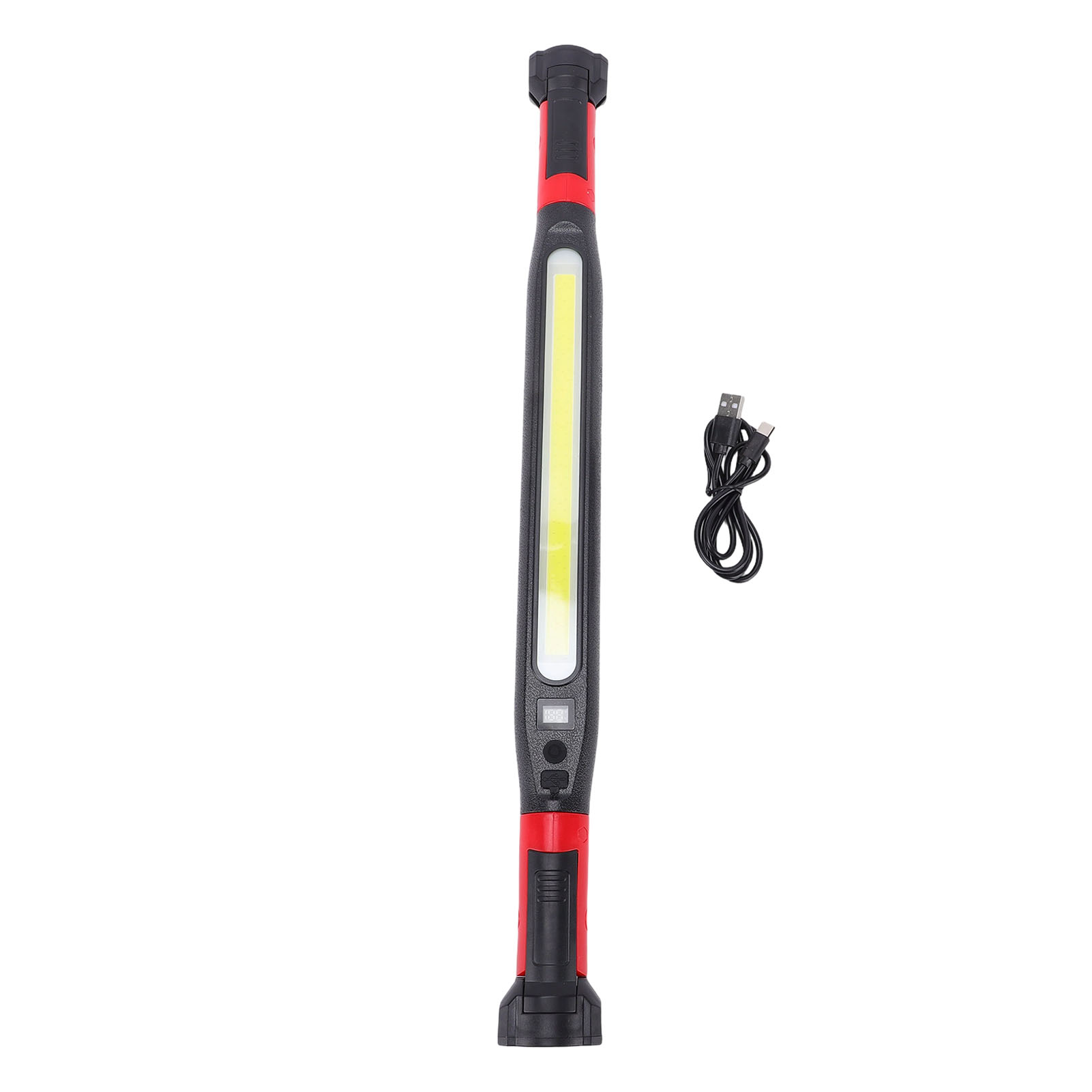 Barre Lumineuse Magnétique À Led Sous Capot Avec Crochet De Suspension, Sans Fil, Alimentée Par Batterie, Pour Mécaniciens De Réparation Automobile, Rouge.