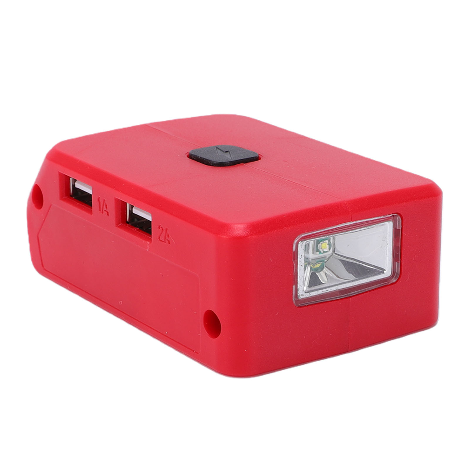 Adaptateur Secteur Pour Lampe De Travail Led Compatible Avec La Batterie Lithium-ion 18 V Einhell Power X-change Et Double Port De Charge Usb Cc