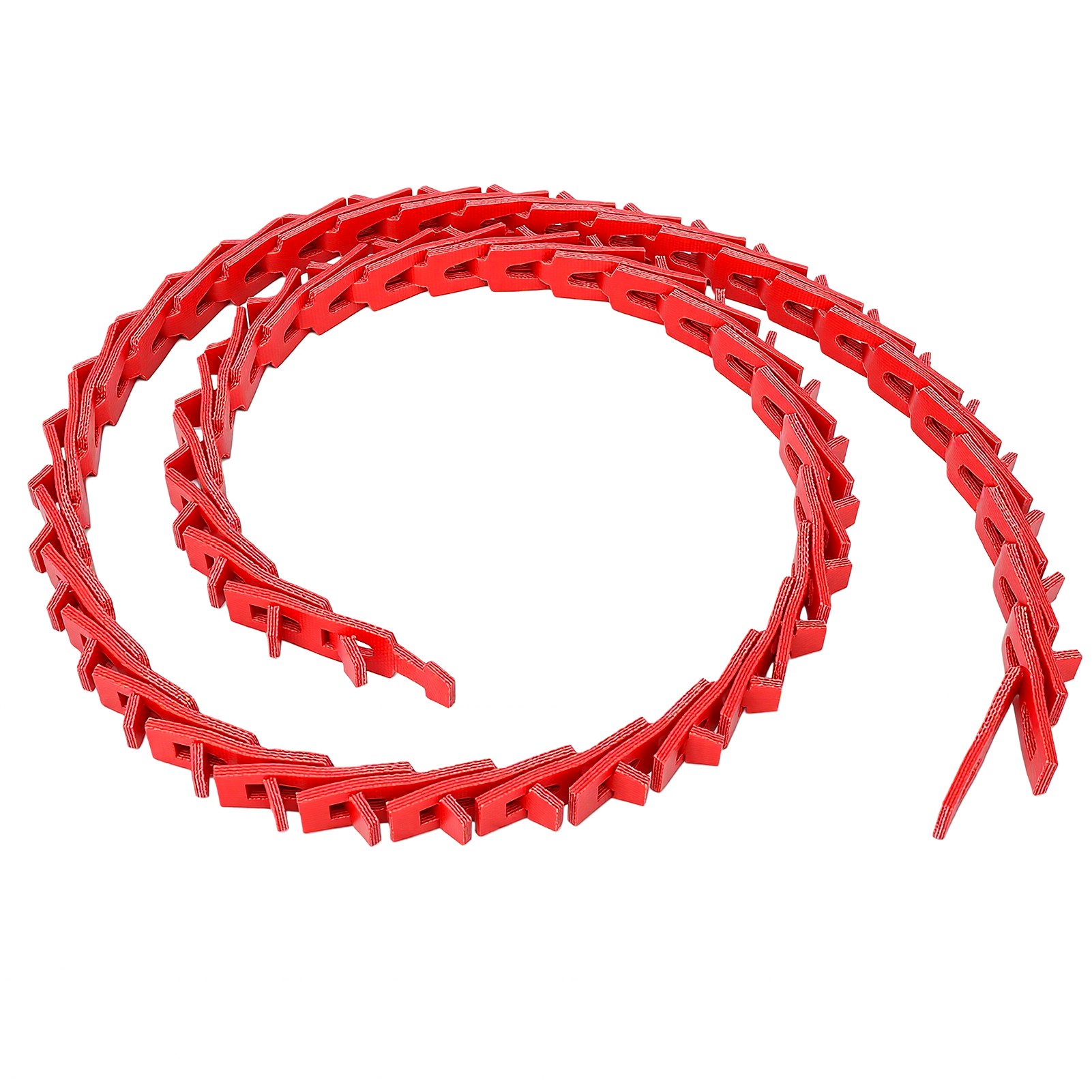 Courroie Trapézoïdale Power Twist 17x1200mm Type B Avec Maillon Réglable Pour Tours, Scies De Table Et Outils À Bois, Rouge.