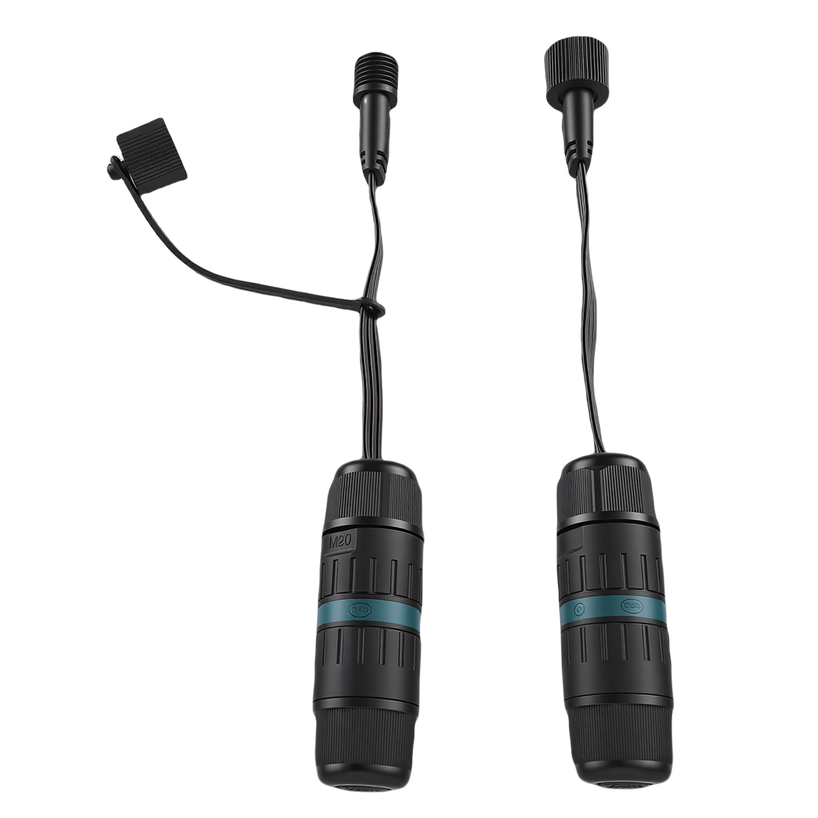 Connecteur De Câble À 3 Broches Compatible Avec Govee H705a H705b H705c H706a H706b H706c, Éclairage Extérieur Permanent, Étanche, Connecteurs Led, Couleur Noire.