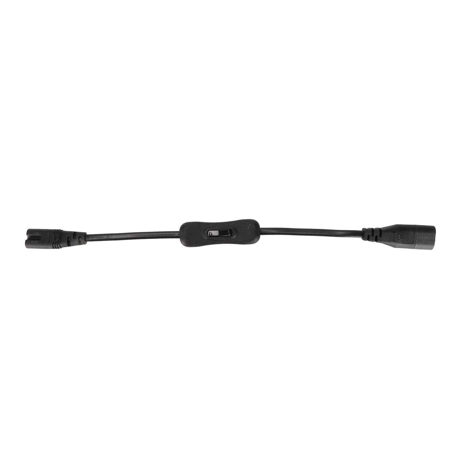 Câble Iec 320 C8 Vers C7, Adaptateur D'Alimentation Mâle-femelle Avec Interrupteur Pour Lampe De Bureau, 100-250 V, 30 Cm