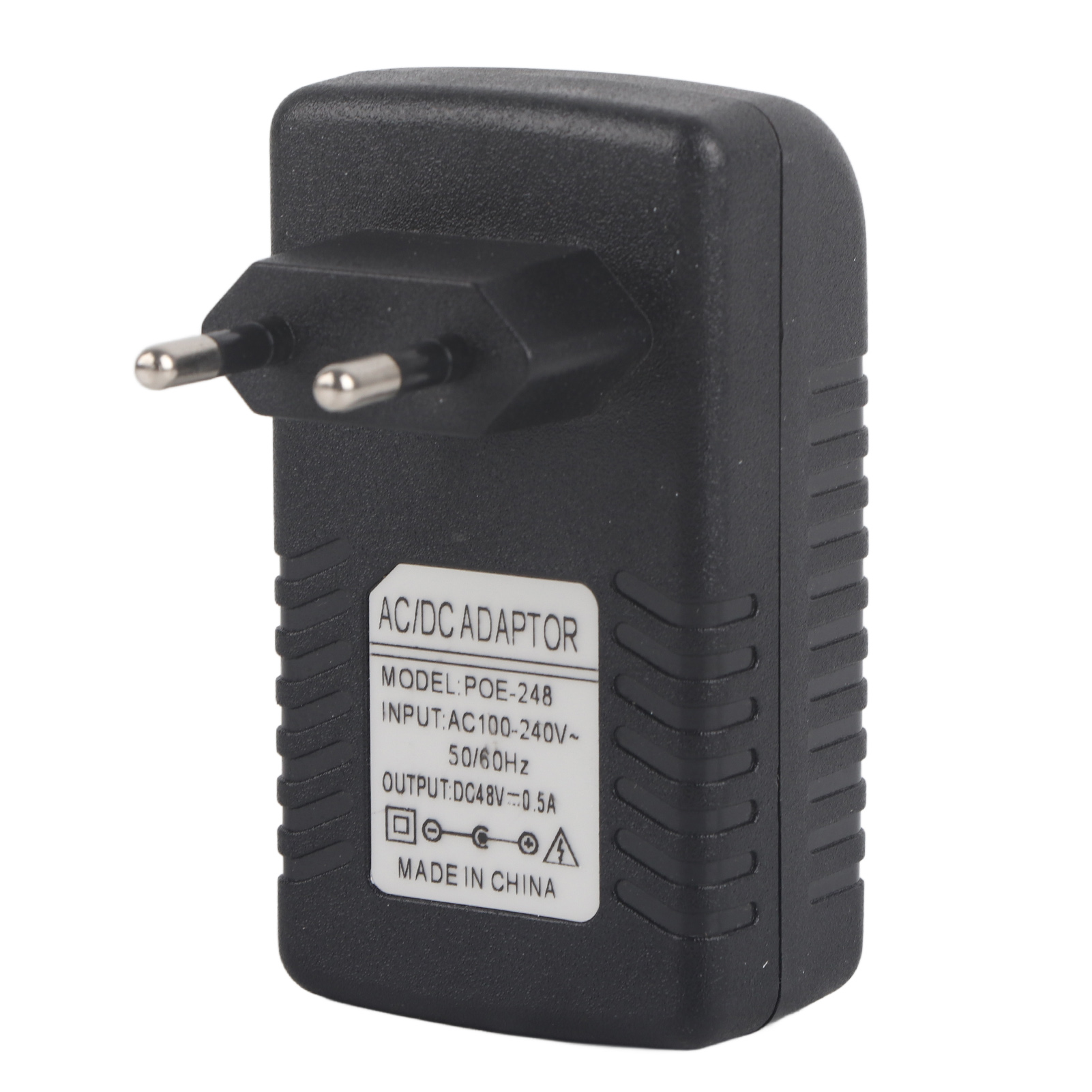 Adaptateur Ethernet Avec Injecteur Poe Mural 48 V 0,5 A Pour Téléphones/caméras Ip