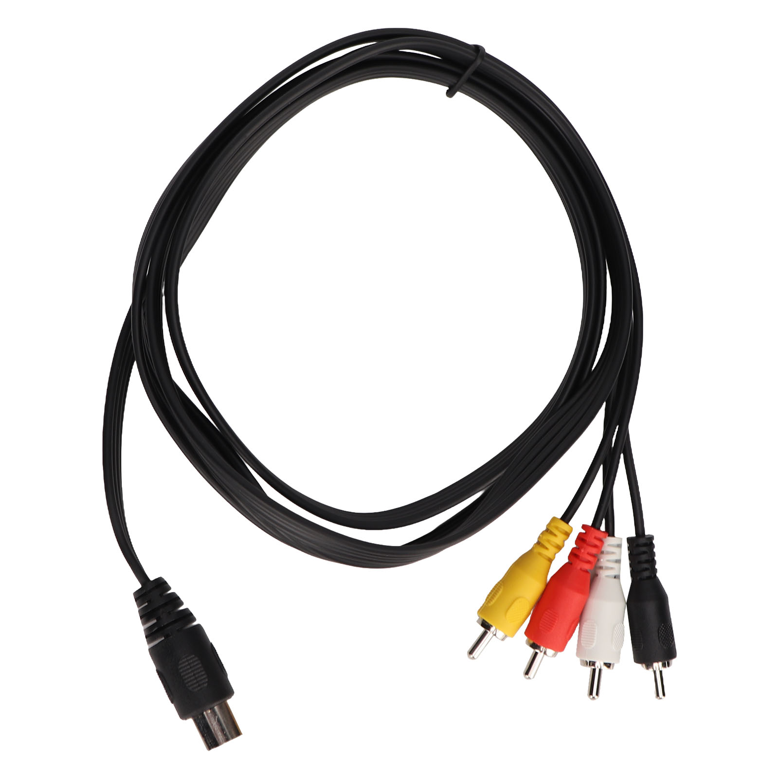 Adaptateur Audio Pour Câble Din Mâle 5 Broches Vers 4rca Avec Noyau En Cuivre Pur, 1,5 Mètre (4,9 Pieds).