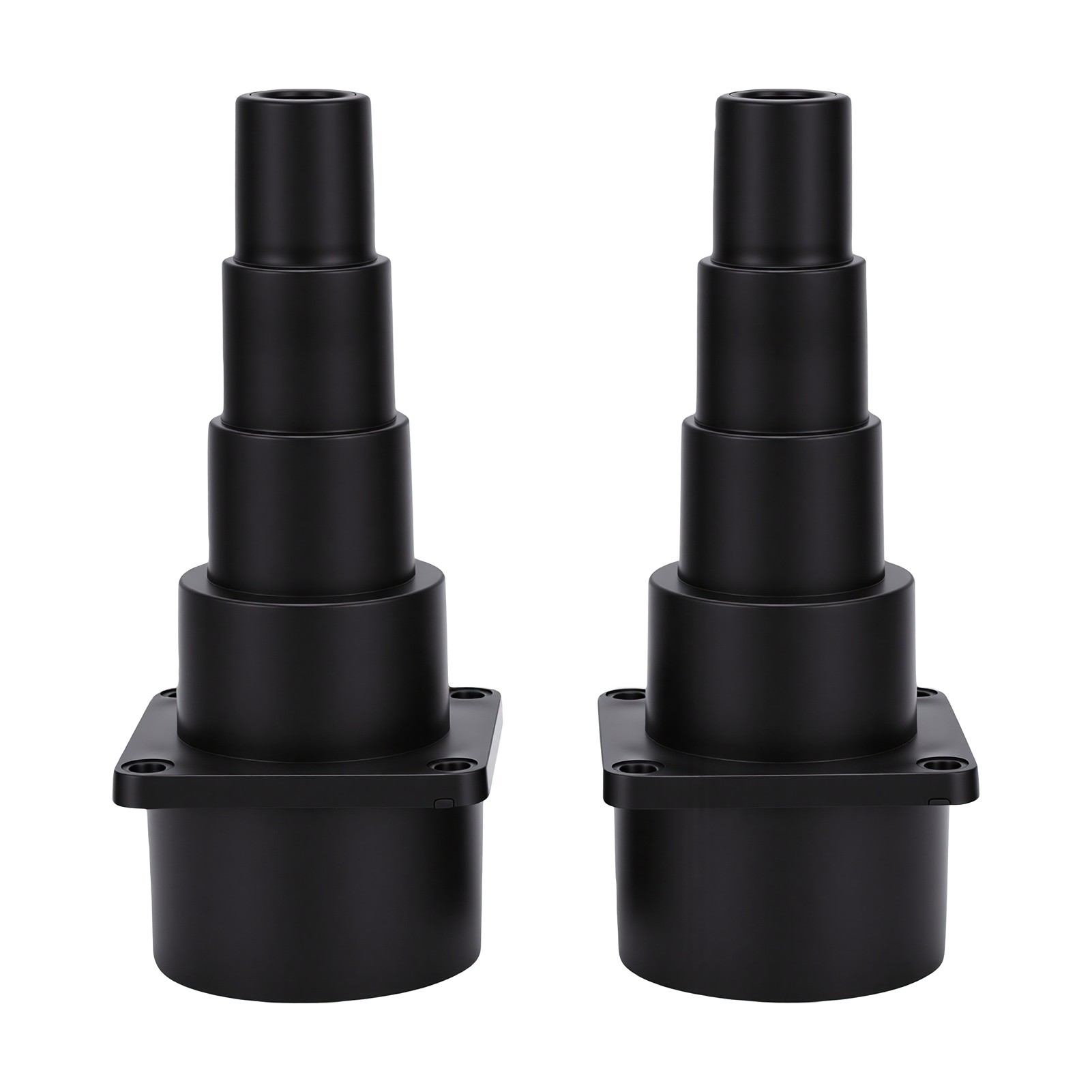 2 Adaptateurs De Tuyau D'Aspirateur Multi-étapes À Connexion Rapide, Adaptateur Universel Pour Outils De Nettoyage, Noir.