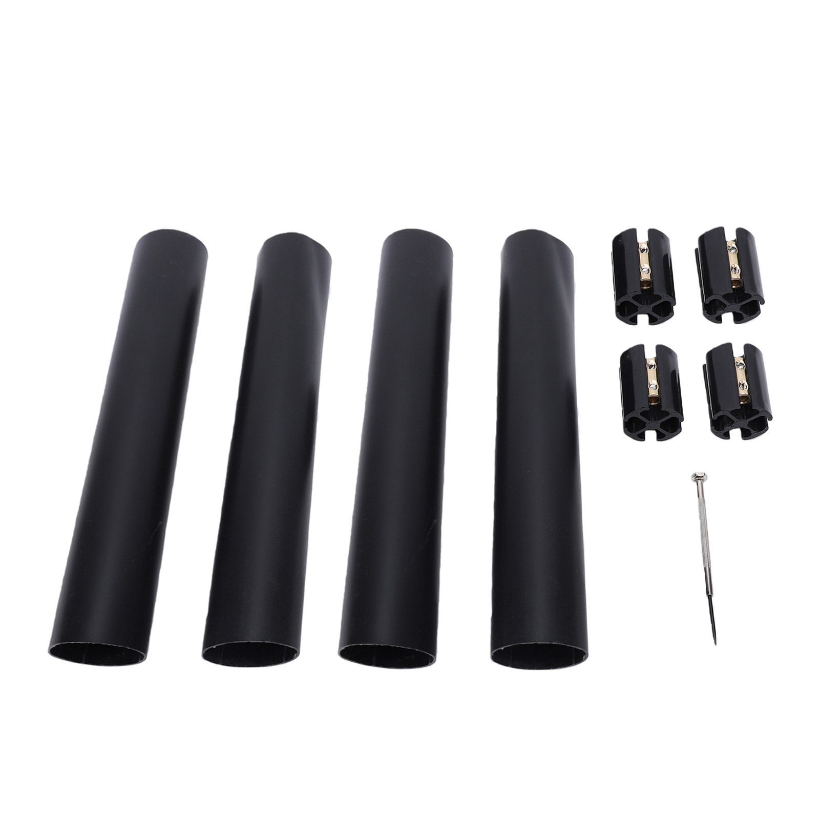 Kit De Raccordement De Câbles Souterrains En 4 Pièces Avec Connecteur De Câble Étanche Et Gaine Thermorétractable Pour Câbles Uf 14/3 À 8/3.