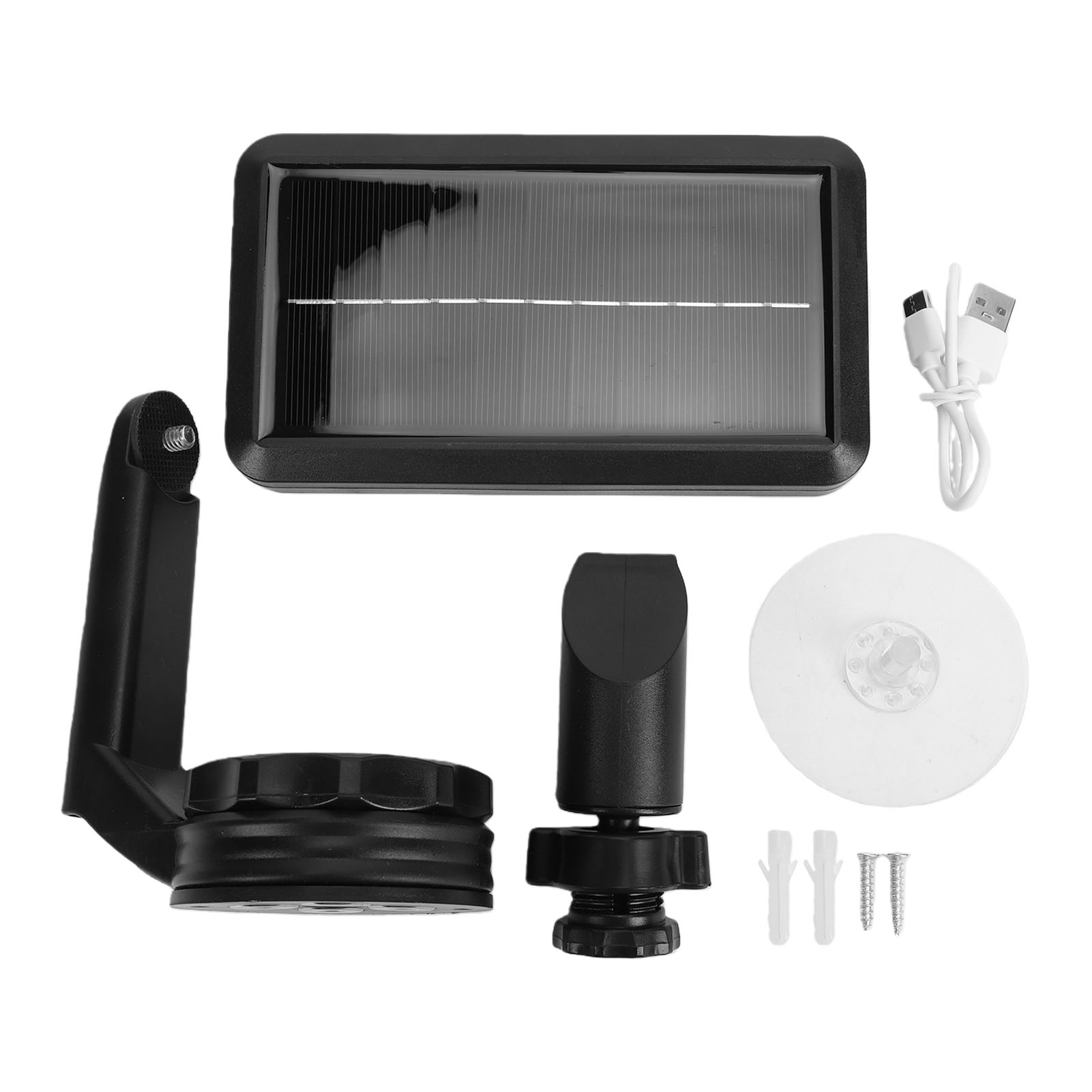 Lampe Solaire Magnétique D'Extérieur, 600 Lm, Détecteur De Mouvement, Grand Angle De 270°, Étanche Ip65, Sécurité Pour Mur, Patio, Jardin, Clôture, Garage, Terrasse.