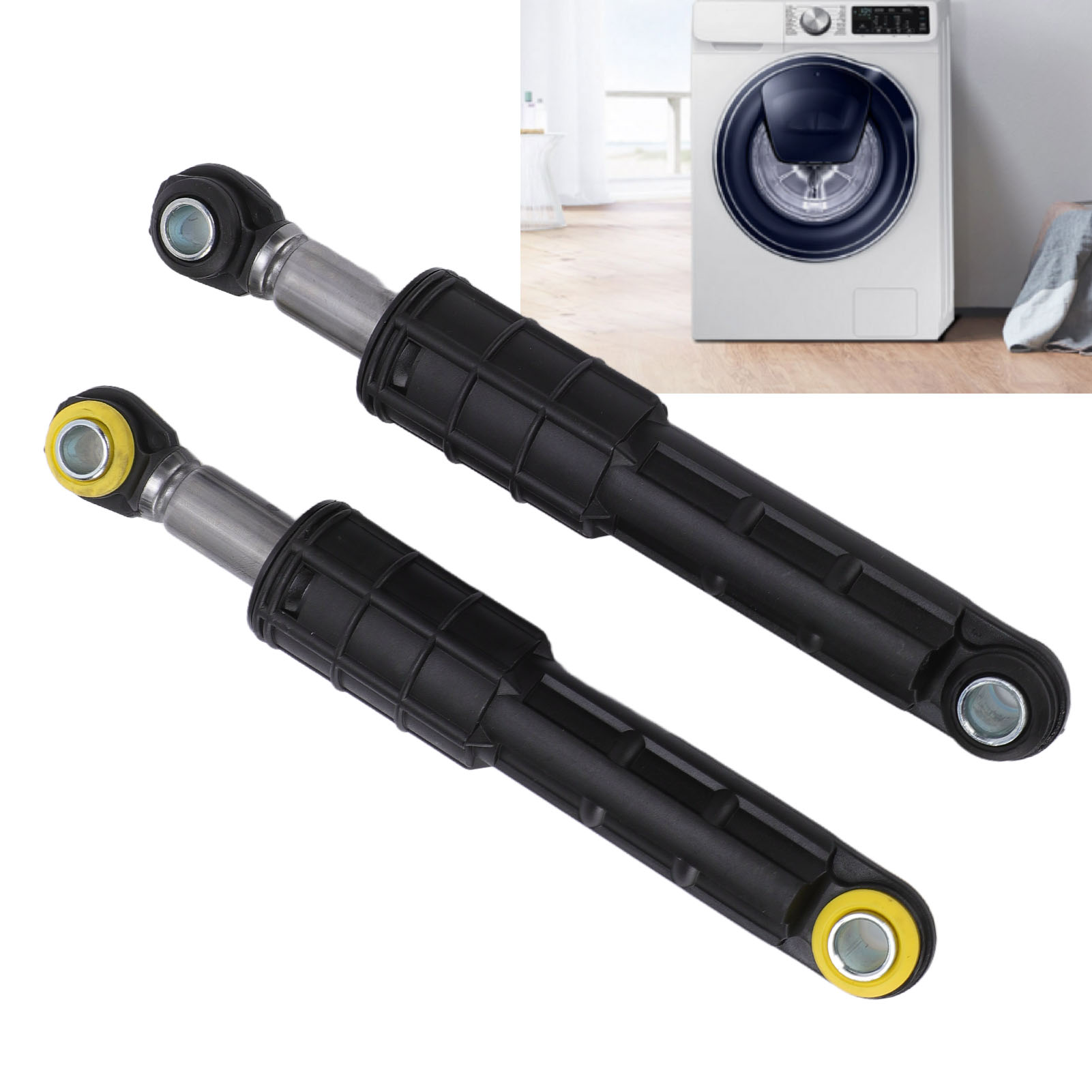 2 Jeux De Tiges D'Amortisseur De Rechange Pour Lave-linge Samsung Wf20 Wf21 Wf32 Wf33 Dc66-00650c Ap4456255 Amortisseurs Avant Et Arrière