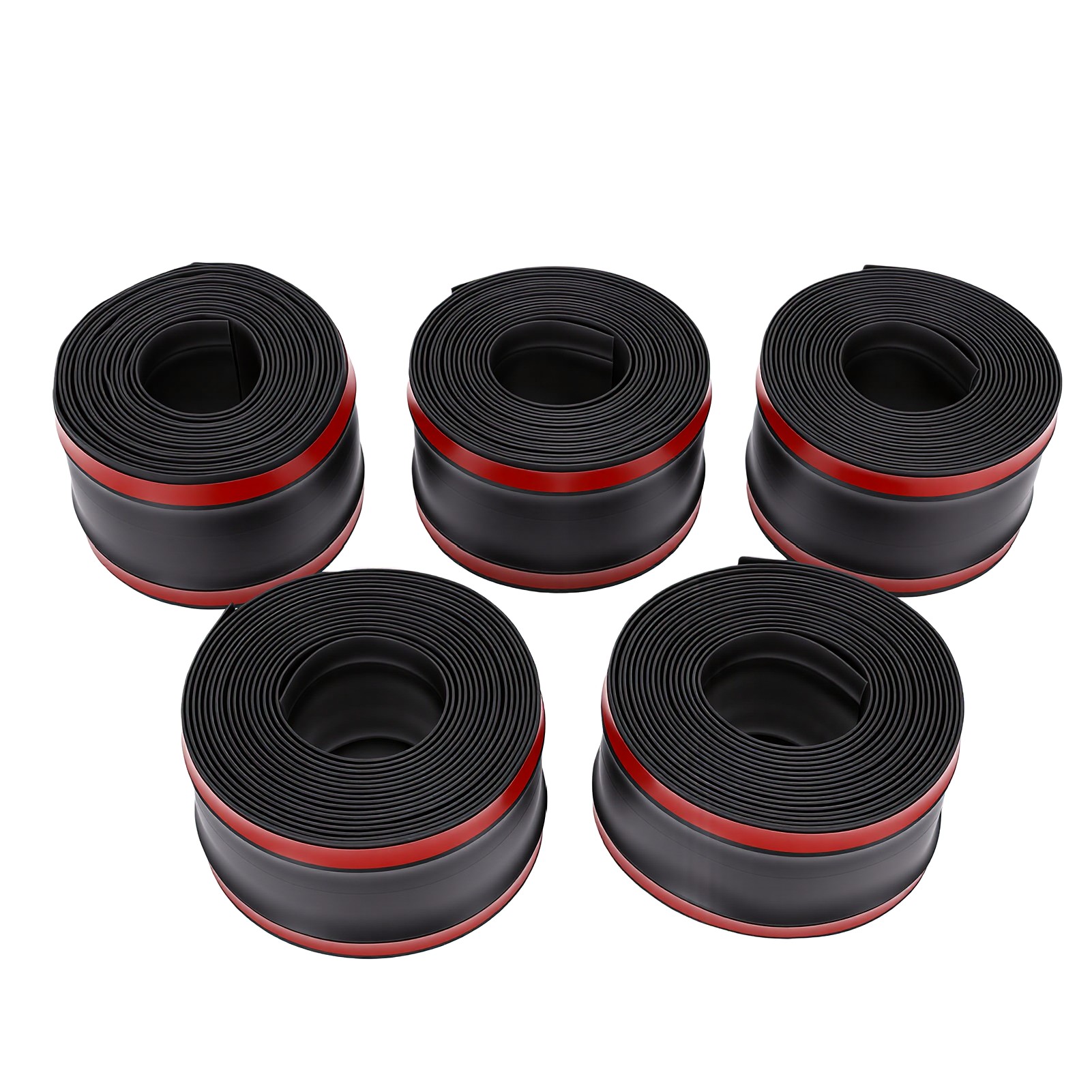 5 Cache-câbles Noirs Auto-adhésifs Pour Dissimuler Les Câbles Au Sol, 5 Cm X 3 M, Protection De Câble Pour Éviter Les Trébuchements.