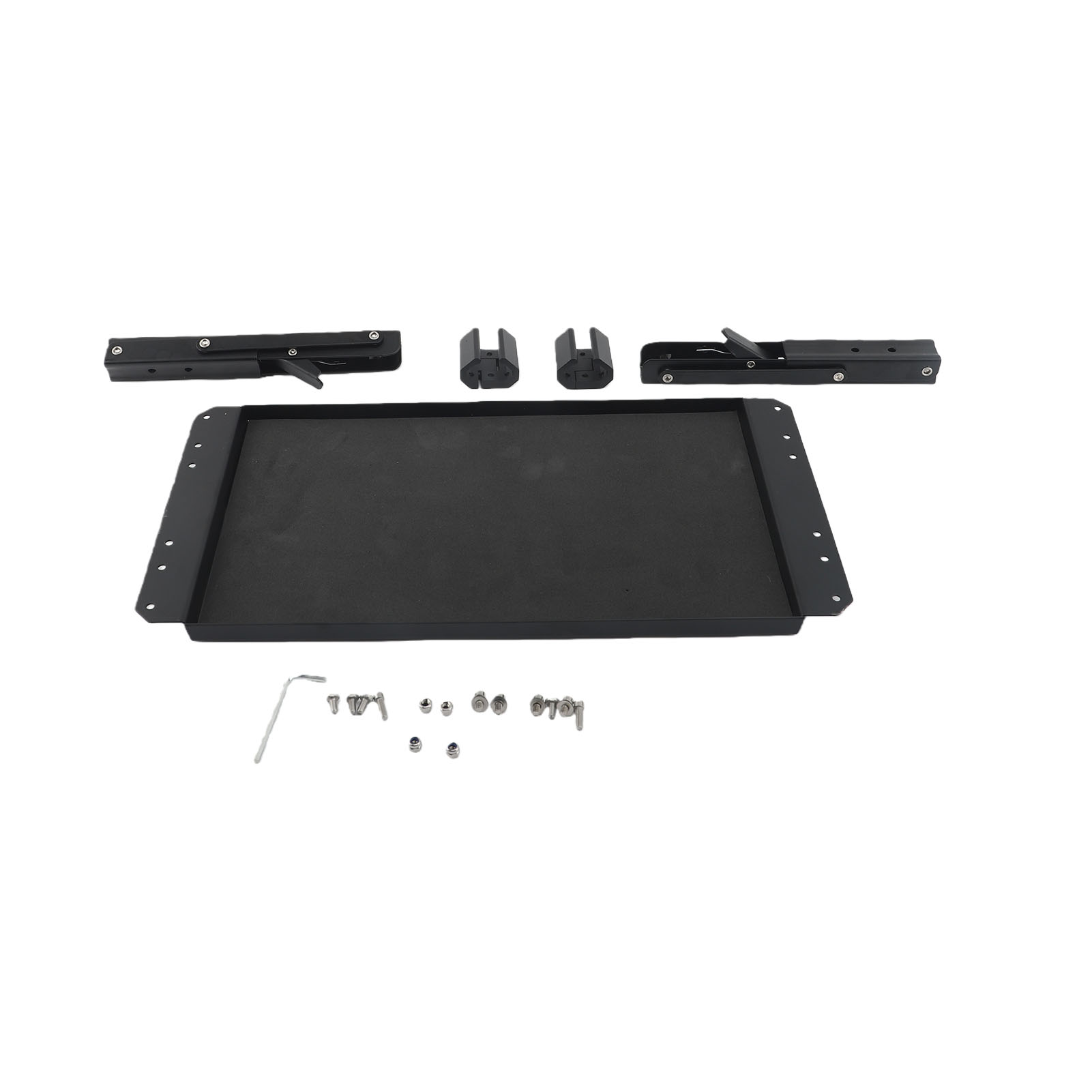 Table D'Appoint Magnétique Pliante Compatible Avec La Boîte À Outils Packout. Plateau À Outils Robuste Avec Revêtement En Caoutchouc Et Clips De Fixation Pour Rails.
