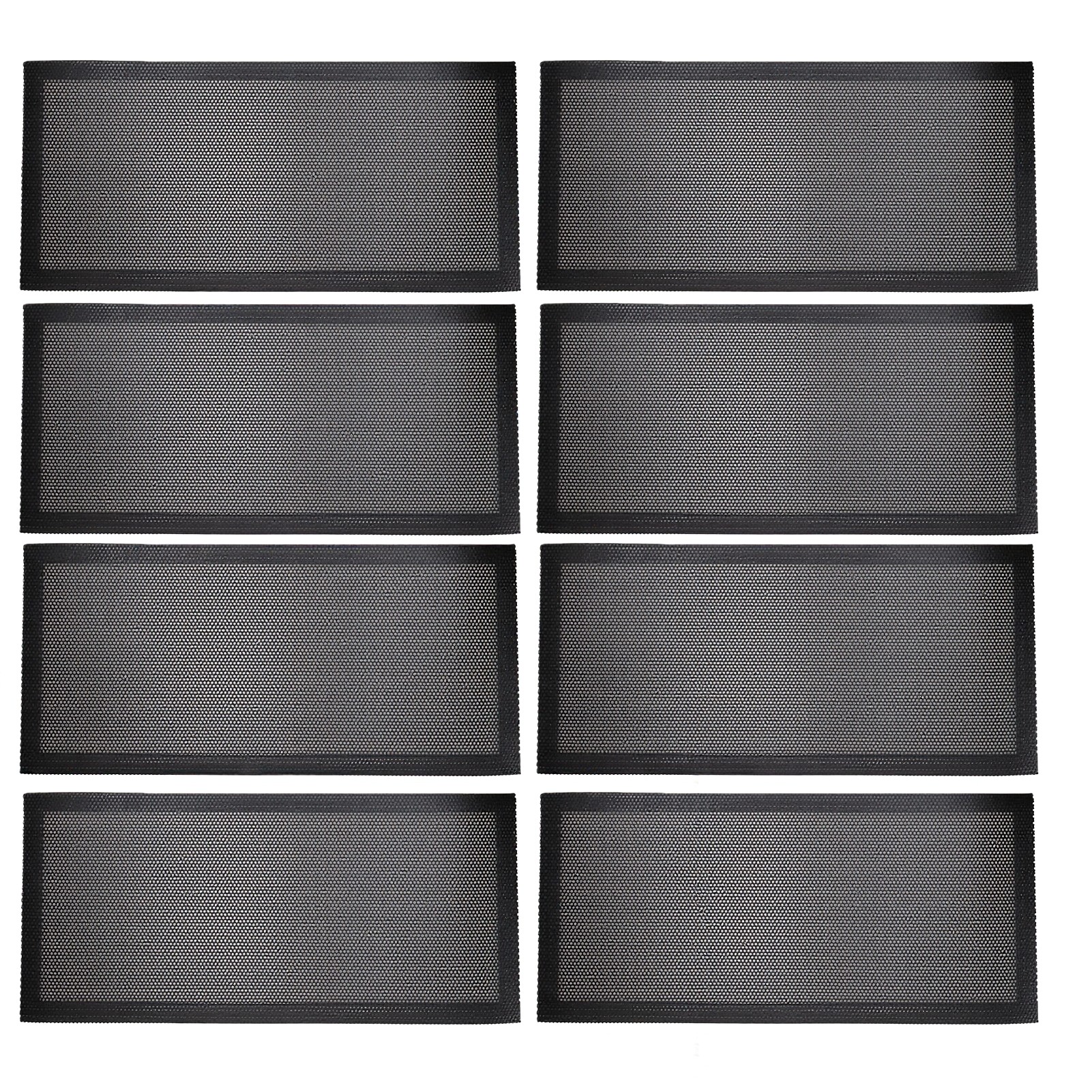 Grille De Ventilation Magnétique Lavable En 8 Pièces, Anti-poussière, Filtre À Air Pour Sol, Mur Et Plafond, Bloque Les Débris Et Les Cheveux, 5,5 X 12 Pouces.