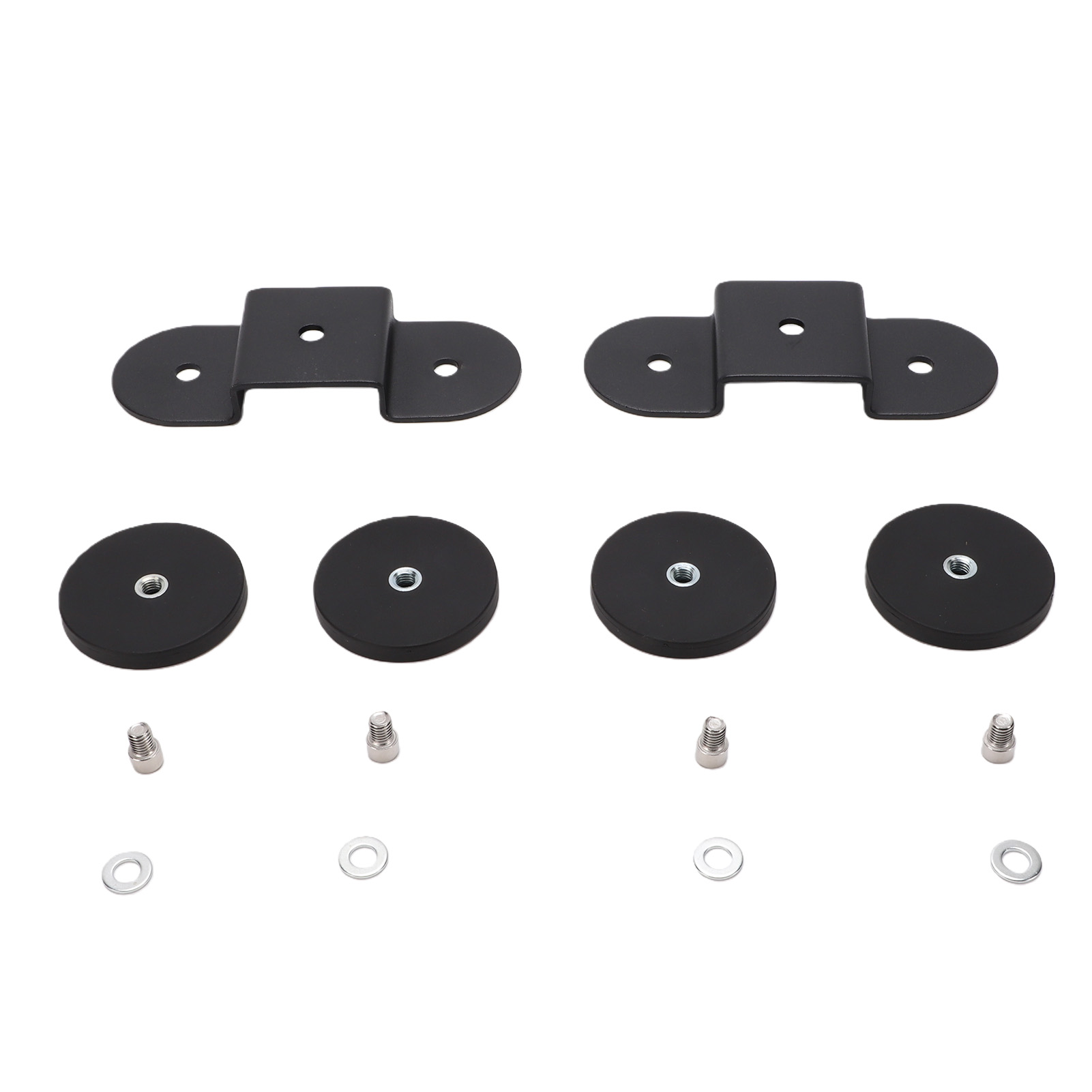 Supports Magnétiques Pour Barres Lumineuses Avec Protection En Caoutchouc, Sans Perçage, En Acier Inoxydable, Support De Montage Universel Pour Projecteurs Led.