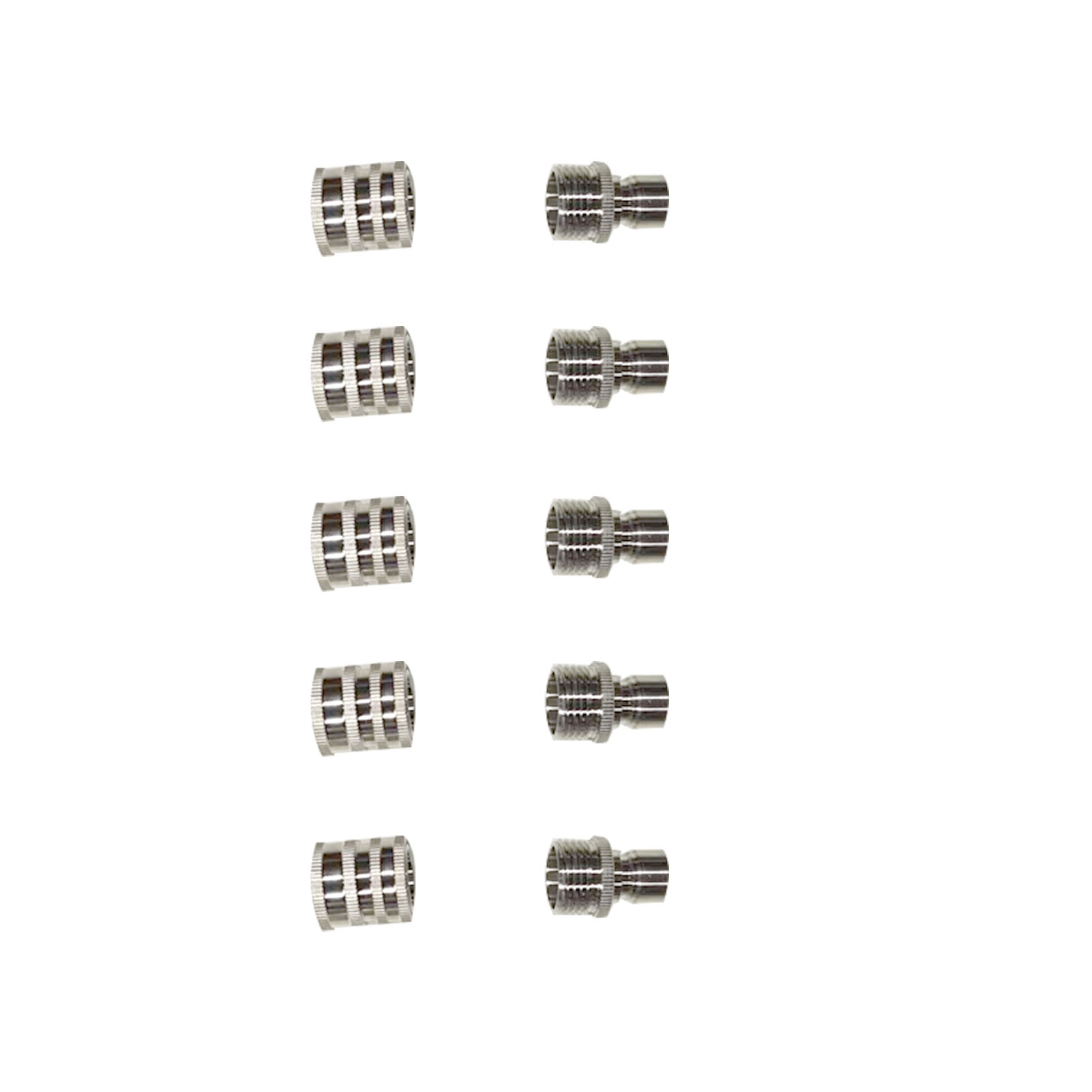 Raccord De Tuyau En Acier Inoxydable 3/4 Pouce, Ensemble De 10 Raccords Rapides Ght Pour L'Irrigation De Jardin.