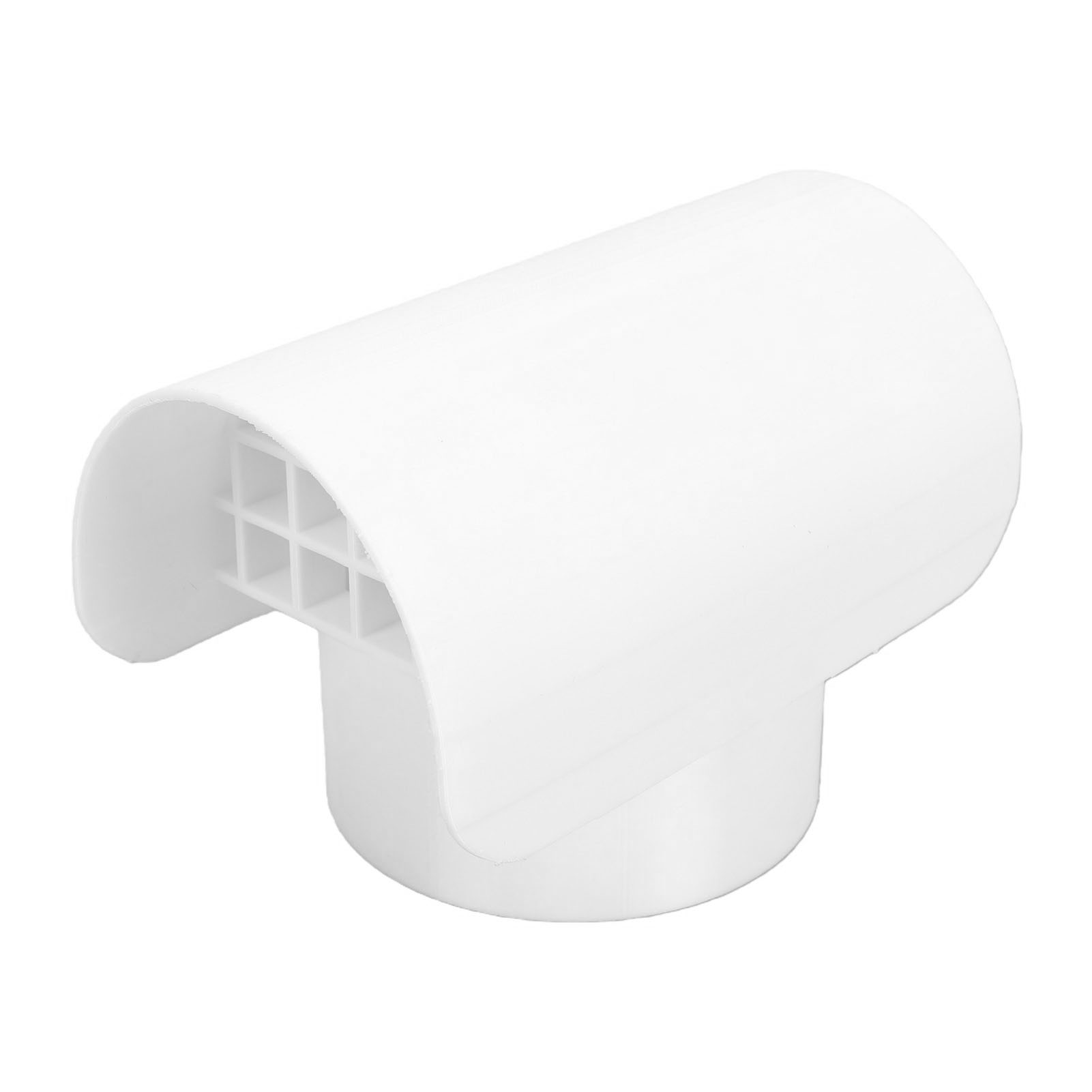 Couvercle De Ventilation Pour Radon Adapté Aux Tuyaux Schedule 40 De 3 Pouces, Couvercle De Toit Pour Tuyau D'Égout En Pvc, Système Cvc, Blanc.