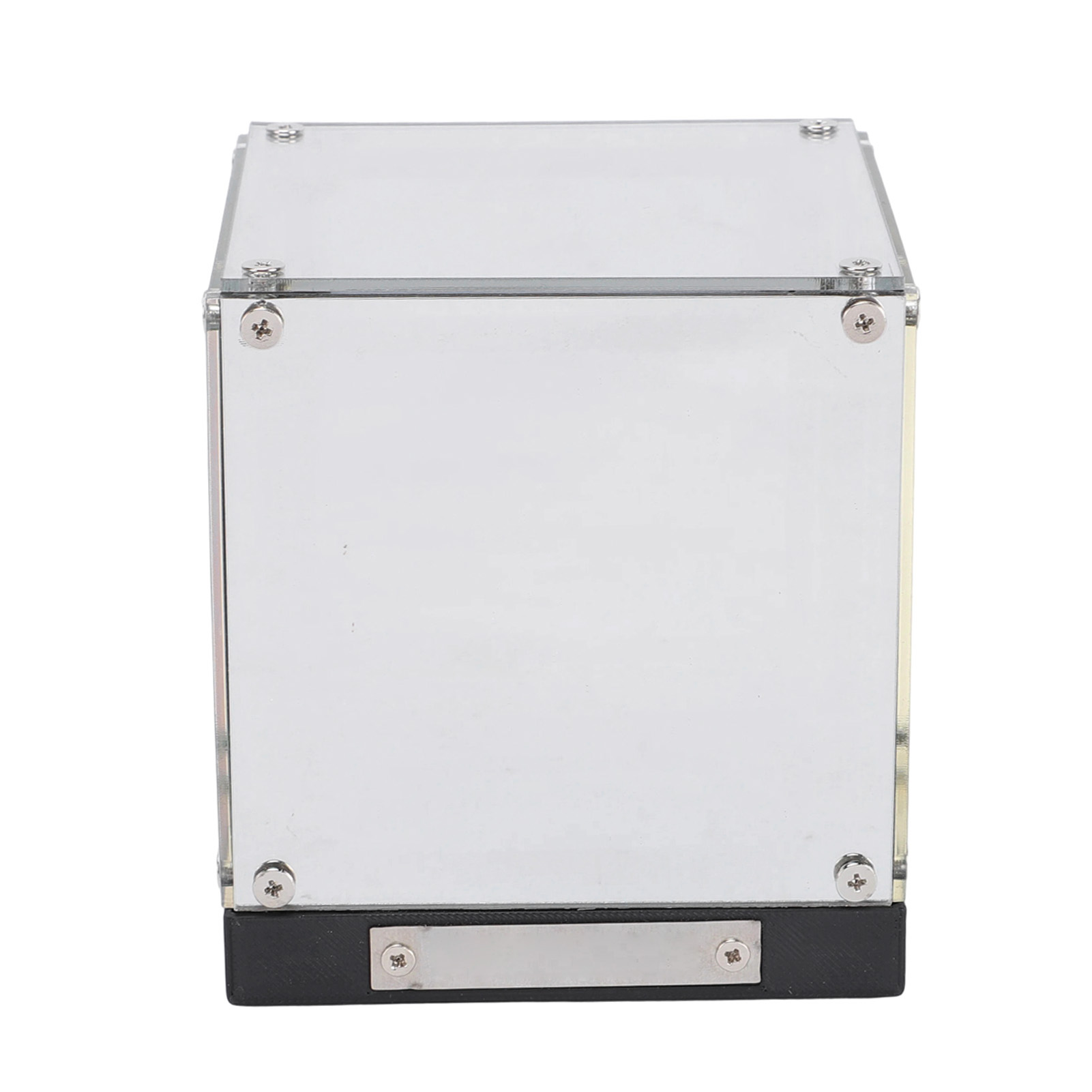 Miroir Lumineux Cube 4d, Acrylique, Led Tactile, À Intensité Variable, Rechargeable, Pour Créer Des Ambiances Nocturnes, Idéal Pour Les Jeux, Le Bureau Et La Décoration Futuriste En Blanc.