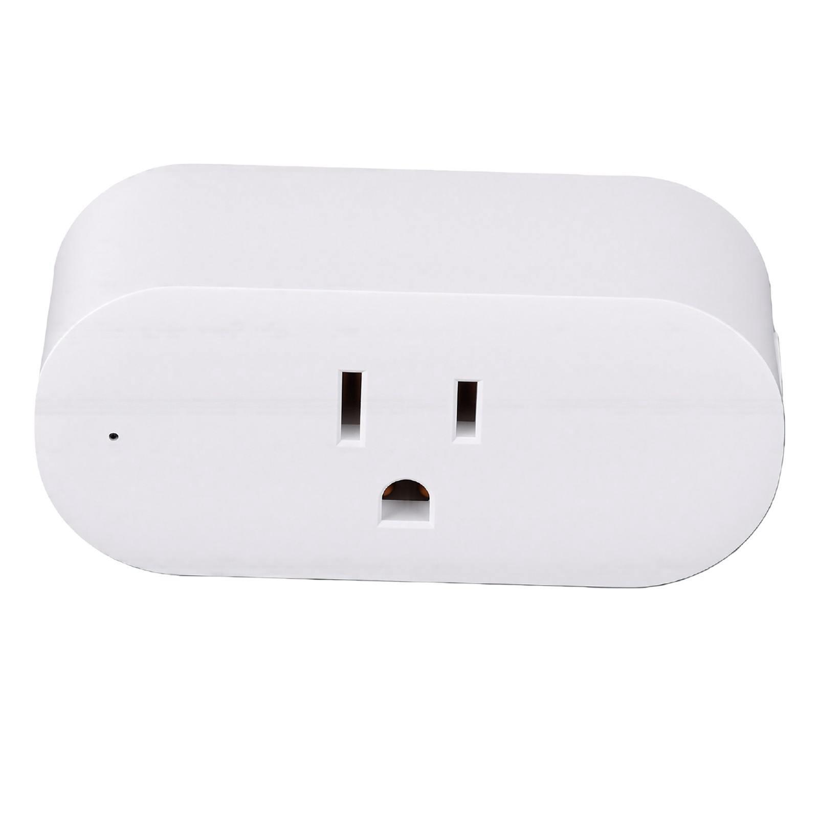 Prise Connectée Wifi Avec Télécommande Via Application Et Minuterie, Avec Statistiques De Consommation D'Énergie Pour Les Lumières, Les Ventilateurs Et Les Petits Appareils Électroménagers (états-unis