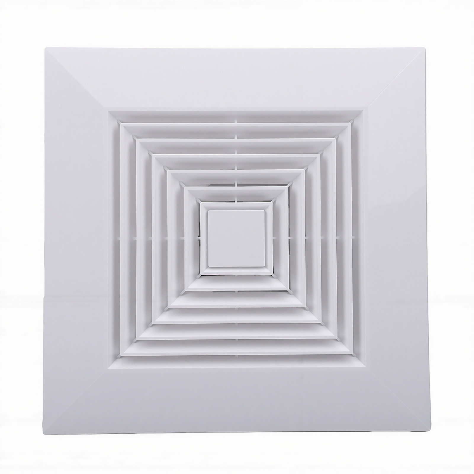 Ventilateur Extracteur De Plafond Carré 30w, 150m³/h, Silencieux, Pour Cuisine, Salle De Bain, Buanderie, Centre Commercial Et Bureau.