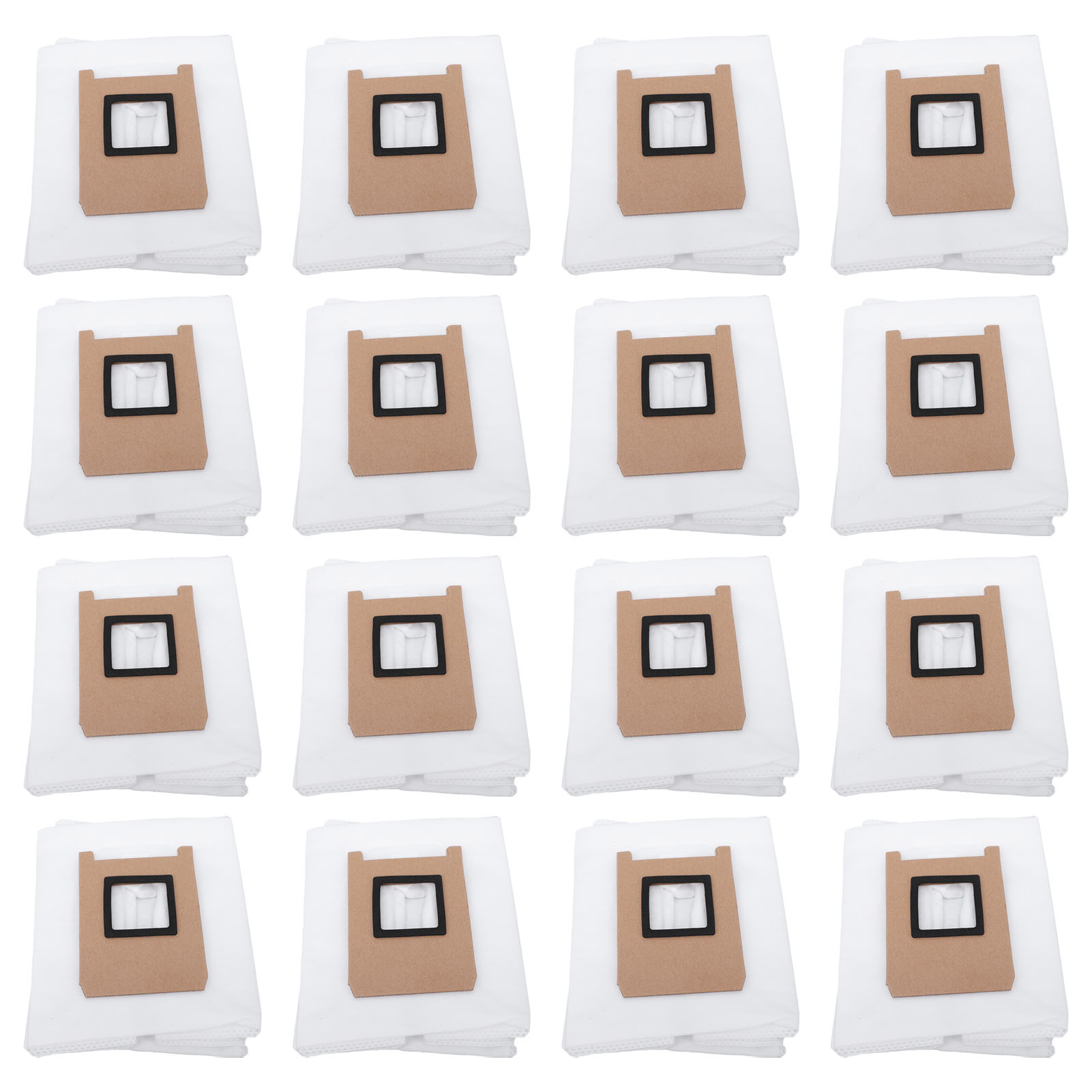 16 Sacs De Rechange Pour Aspirateur Robot Eufy E28 Omni, Capacité De 3 Litres, 4 Couches Épaisses.