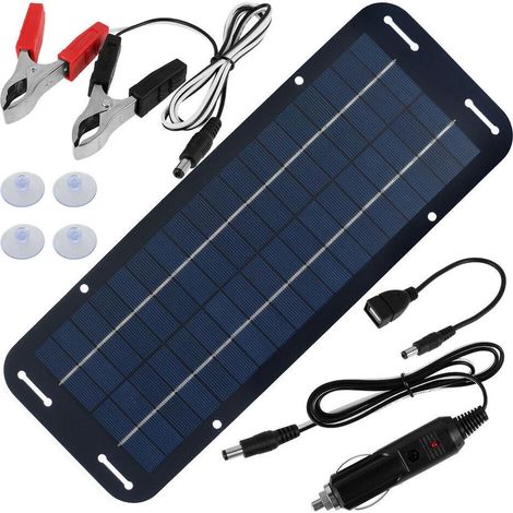 Solarpanel-erhaltungsladegerät Für Batterien, Boote, Autos Und Wohnmobile, 30 W, 12 V