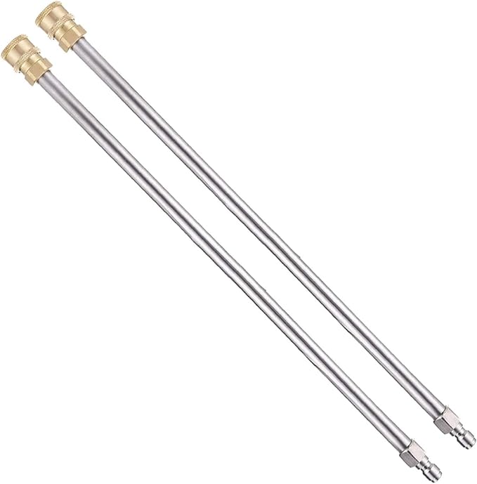 Verlängerungslanze Für Hochdruckreiniger, 34 Cm, 1/4-zoll-schnellanschluss, 4000 Psi, 2 Stück