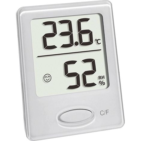 Tfa Thermo-hygrometer Digital, Zur Kontrolle Von Innentemperatur Und Luftfeuchtigkeit