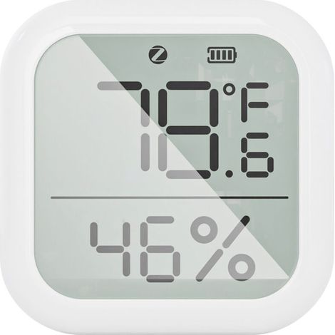 Sjlerst Intelligentes Hygrometer, Innenthermometer, Temperatur- Und Luftfeuchtigkeitssensor Mit App-steuerung, Großem Lcd-display, Home-remote-monitor, Datenprotokoll-überprüfung, Intelligente Diy-ver