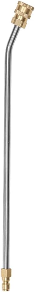 Hochdruck-dachrinnenreiniger - 35 Cm - Edelstahl - Abgewinkelter Verlängerungsgriff - Hochdruckreiniger - Dachrinnenreinigungsstange (1/4" Schnellverschluss)