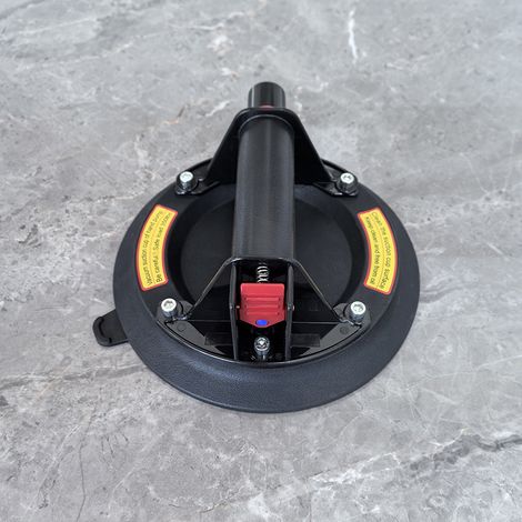 Glassaugnapf, 1er-packung Glassaugnapf Für Tragbare Hebeplatten, Für Granitfliesen, 8 Zoll (schwarz, 1 Stück)