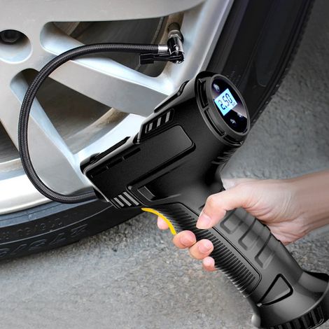 120-w-auto-elektro-luftpumpe, Tragbare, Wiederaufladbare Luftpumpe Für Autoreifen, Digitales Auto-reifenfüllgerät