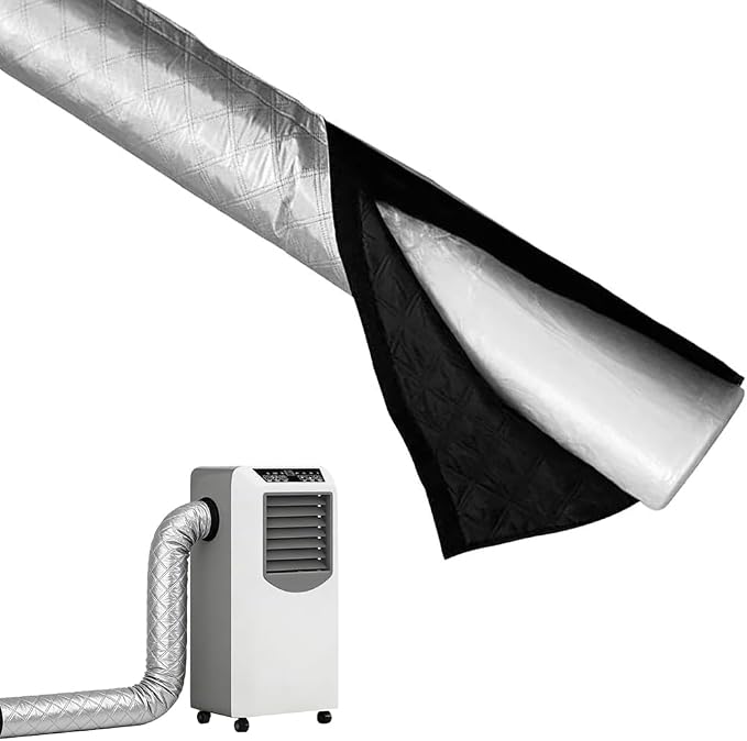 Isolierschlauch Für Abluftschlauch Von Tragbaren Klimaanlagen – Thermoschlauch 150 X 53 Cm, Geeignet Für 5- Und 6-zoll-schläuche, Schutzhülle Für Klimaanlagenschlauch