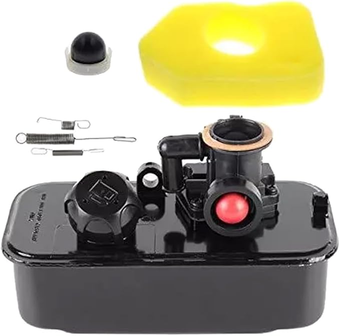 Vergaser- Und Kraftstofftank-set Mit Luftfilter, Primerpumpe Und Federn – Kompatibel Mit Briggs & Stratton Modellen 795469, 794147, 498809, 795477, 494406