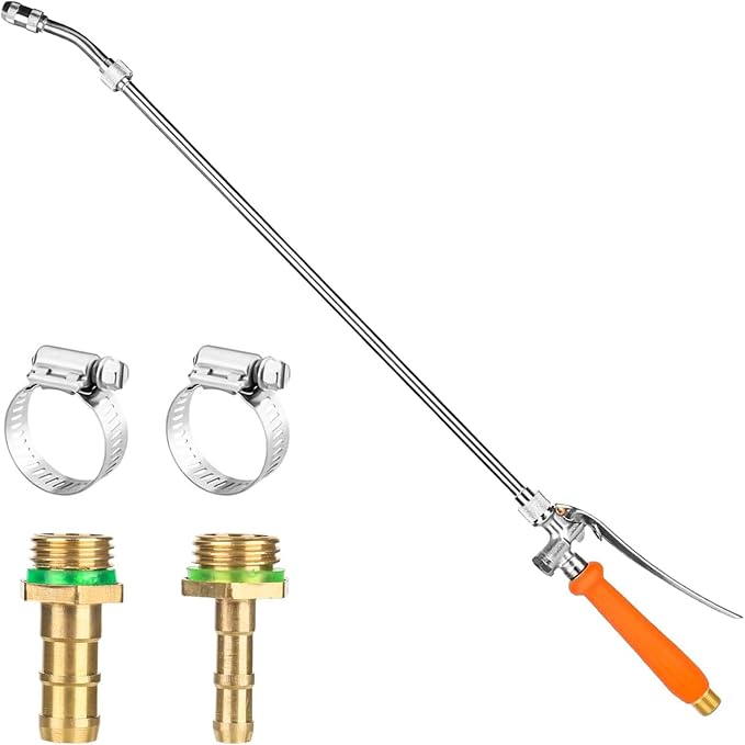 Verstellbare 3/8"- Und 1/4"-messing-schlauchanschluss-universal-ersatz-sprühlanze Für Hochdruckreiniger In Gärten Und Obstplantagen