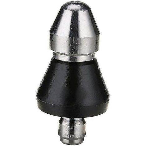 Gewinde-hochdruckreiniger-jet-anschluss-abflussdüse, Tragbar, Industriell, Abwasserrohrreinigung, Schmutz, Staub, Ausbaggerung (1 Stück, Schwarz)