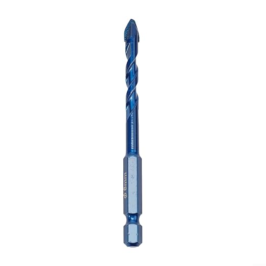 Set Mit Mehrzweck-hartmetallbohrern Zum Bohren Von Fliesen Und Glas, Für Holz, Metall, Ziegel, Größen Von 6 Mm, 8 Mm, 10 Mm, 12 Mm, Für Trockene Und Feuchte Wände Mit Hoher Härte (6 Mm)