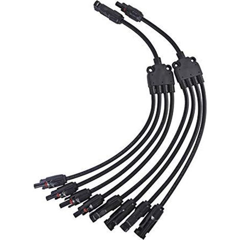 Pc Solar Panel Y Anschlüsse Männlichen Und Weiblichen Stecker Pv Verlängerung Kabel,