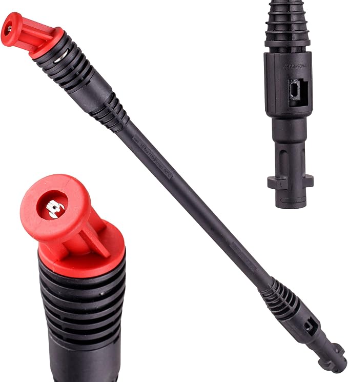 Tc Technic Hochdruckreinigerlanze Mit 360°-winkelkopf, 45 Cm Winkel, 140 Bar Druck, Unterflurlanze Mit Edelstahldüse, Kompatibel Mit Hochdruckpistolen