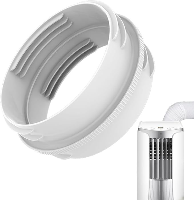 Klimaanlagen-schlauchadapter – Universal 130 Mm 150 Mm, Weiß, Robust, Mobiles Verlängerungsstück, Tragbarer Abluftkanalverbinder Praktisches Lüftungszubehör Für Haus, Wohnung Und