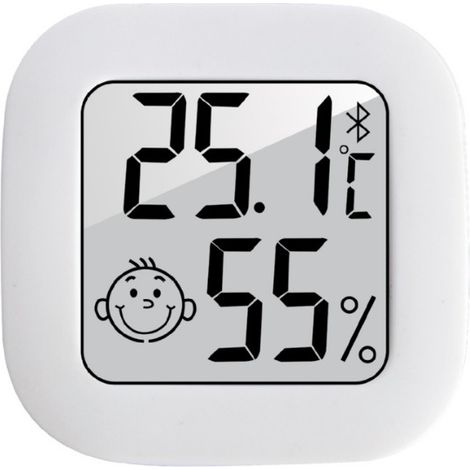 12pcs Mini Lcd Digital Thermometers, Hygrometers, Indoor Temperature And Humidity Meters, Sensor Meters