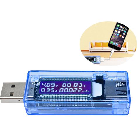 Usb Charger Doctor – Digitales Usb-multimeter Für Spannung Und Stromstärke – Echtzeit-leistungsmessung – Genauigkeit: 0,01 V / 0,01 A – Messbereich: 3,5 V Bis 7,0 V / 0,0 A Bis 3,0 A – 3er-pack