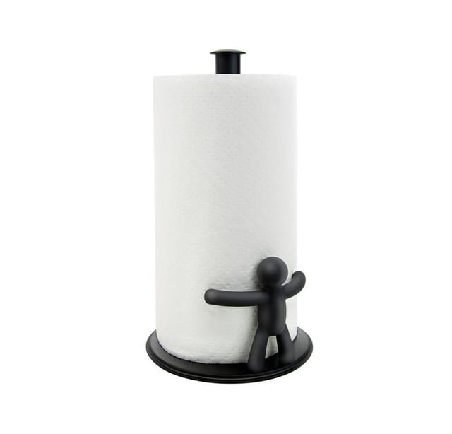 Umbra Küchenrollenhalter Buddy schwarz