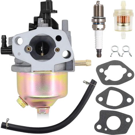 Vergaser Für Mountfield Hp414, Sp414, Hp164, Sp164, M411pd, Rs100 Rasenmähermotoren, Ersatzteile Mit Zündkerze Und Kraftstoffschlauch
