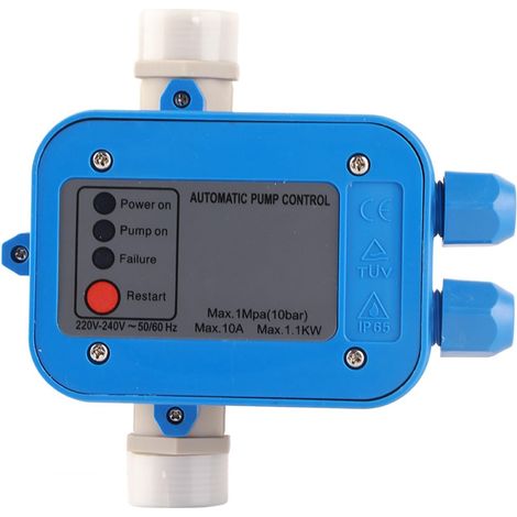 Druckregler, Automatischer Wasserpumpen-druckregler 10 A 1,1 Kw, Elektronischer Druckschalterregler 1 Mpa 10 Bar
