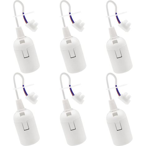 6 X E27 Lampenfassung E27 Mit Kabel 4a 250v