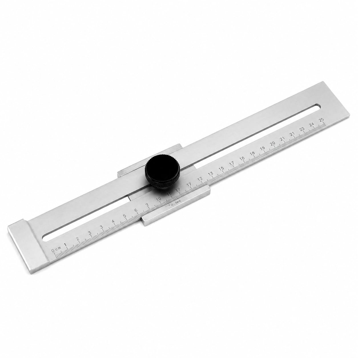 Präzisions-markierlehre 0–250 Mm, Verstellbarer Parallelanreißer Aus Edelstahl Mit Positionierblock, Messlineal Für Anreißarbeiten In Der Holzbearbeitung