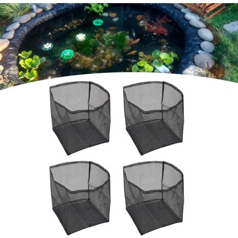 Pflanzbeutel Für Becken – 4 Töpfe Aus Wiederverwendbarem Netzgewebe Aus Pvc, 1,4 Gallonen Für Aquarien, Wasserpflanzen Und Andere