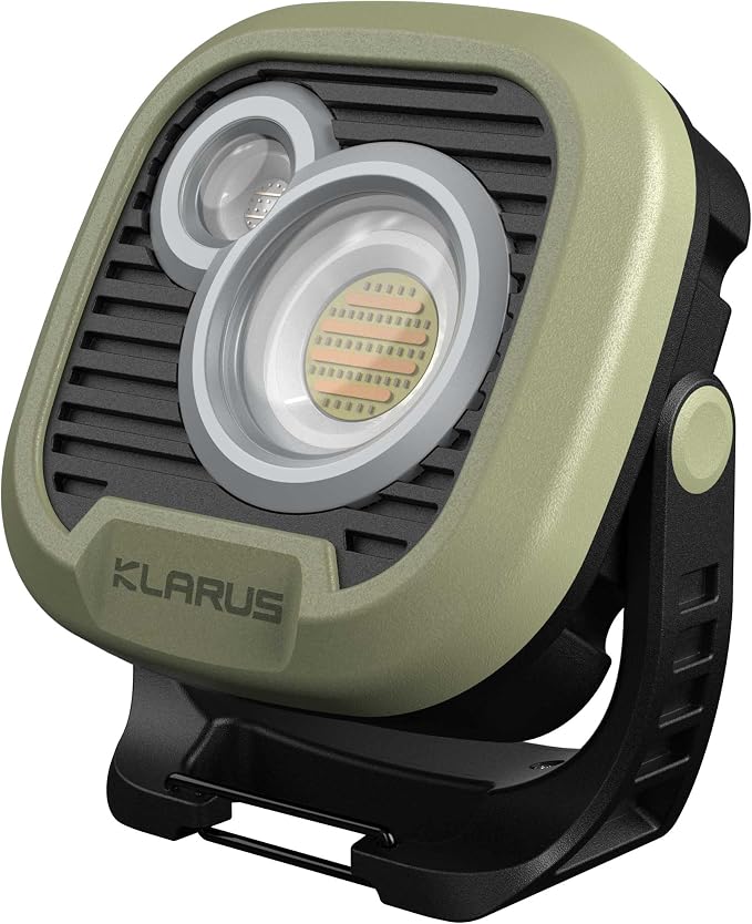 Klarus Wl3 Campinglampe, 13500mah Hochleistungs-arbeitslampe Mit Akku, 1500lm Campinglaterne, 6 Modi, Magnetfuß, Hakenfunktion, Nachtangeln, Notfall, Werkstatt Usw.