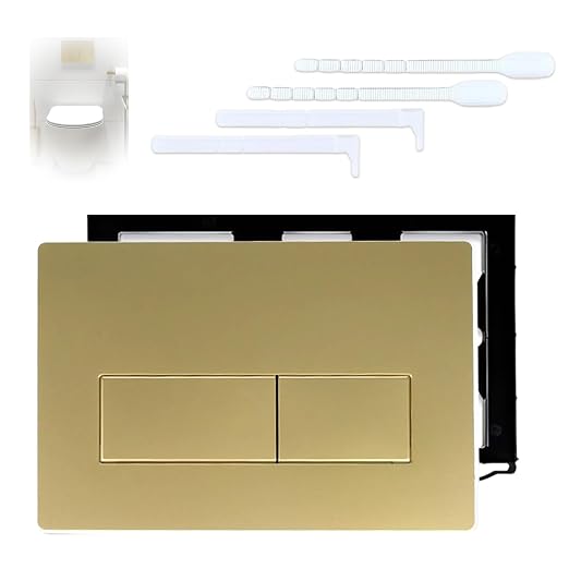 Passend Für Geberit Spülkastenplatte, Mendorio Wc-spülplatte, Kompatibel Mit Geberit Sigma 01, Up300 & Up320 Geberit Spülplatte, Unterputz-spülkastenplatte (gold)
