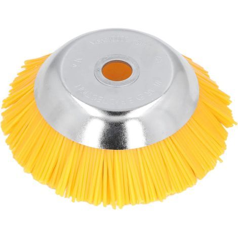 Unkraut-freischneider, Nylon-radbürstentrimmer, 25-mm-unkrautbürstentrimmer, Feste Plattenkonstruktion, Unkrautrad-rasenmäherzubehör, Geeignet Für Garten, Hof Und Landwirtschaft. Besuchen Sie Hoopooco