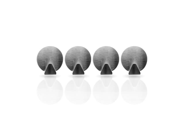 Bestlivings Wandhaken Wandhaken Edelstahl, selbstklebend, 4er, Badezimmer, Türen, Duschen, Badewannen, Vorhänge, Küche, (4-St), Silber aus Edelstahl, Rostfrei Aufhänger Bilderhaken ohne Bohren