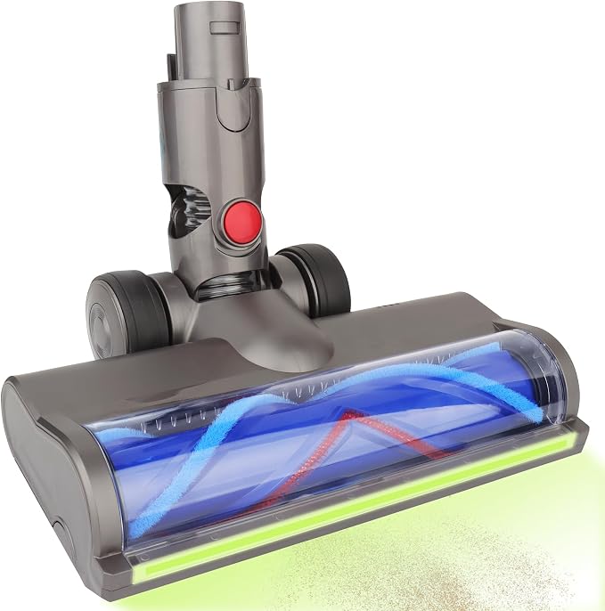 Ersatzdüse Für Dyson V6, Dc58, Dc59, Dc61, Dc62, Dc74 Akku-staubsauger, V-förmige Turbine Mit Scheinwerfern Für Hartböden Und Teppiche